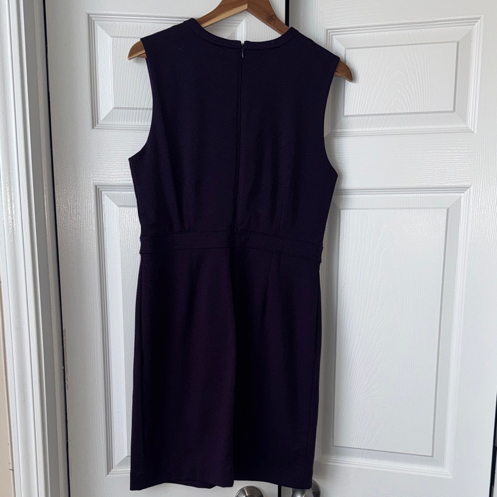 NWT Banana Republic Dark Purple Mini Dress - Picture 4 of 4